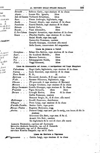 Calendario generale del Regno pel ... compilato d'ordine del Re per cura del Ministero dell'interno ...