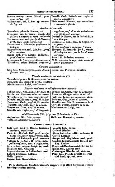 Calendario generale del Regno pel ... compilato d'ordine del Re per cura del Ministero dell'interno ...