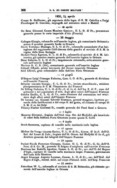 Calendario generale del Regno pel ... compilato d'ordine del Re per cura del Ministero dell'interno ...