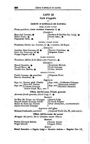 Calendario generale del Regno pel ... compilato d'ordine del Re per cura del Ministero dell'interno ...