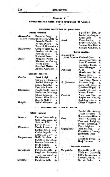 Calendario generale del Regno pel ... compilato d'ordine del Re per cura del Ministero dell'interno ...