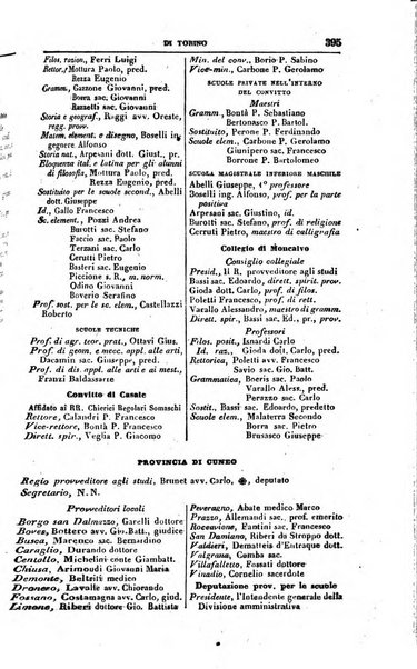 Calendario generale del Regno pel ... compilato d'ordine del Re per cura del Ministero dell'interno ...