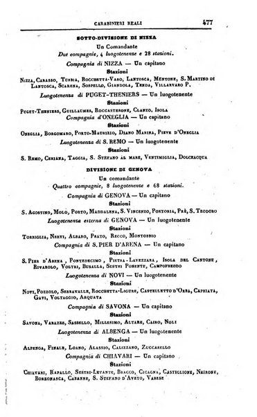 Calendario generale del Regno pel ... compilato d'ordine del Re per cura del Ministero dell'interno ...