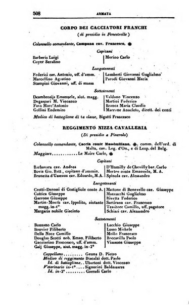 Calendario generale del Regno pel ... compilato d'ordine del Re per cura del Ministero dell'interno ...