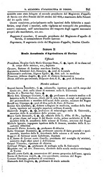 Calendario generale del Regno pel ... compilato d'ordine del Re per cura del Ministero dell'interno ...