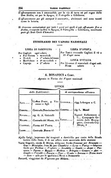 Calendario generale del Regno pel ... compilato d'ordine del Re per cura del Ministero dell'interno ...