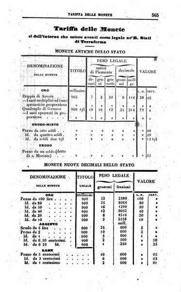 Calendario generale del Regno pel ... compilato d'ordine del Re per cura del Ministero dell'interno ...