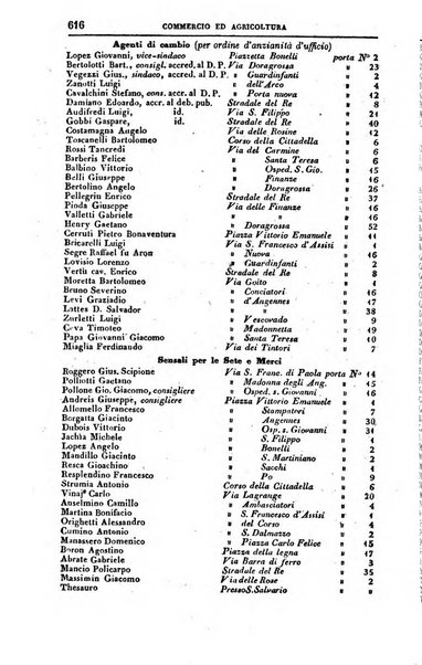 Calendario generale del Regno pel ... compilato d'ordine del Re per cura del Ministero dell'interno ...