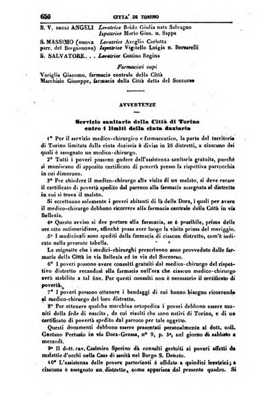 Calendario generale del Regno pel ... compilato d'ordine del Re per cura del Ministero dell'interno ...