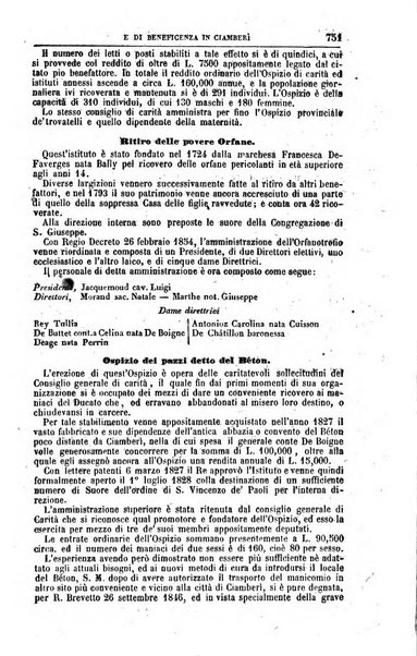 Calendario generale del Regno pel ... compilato d'ordine del Re per cura del Ministero dell'interno ...