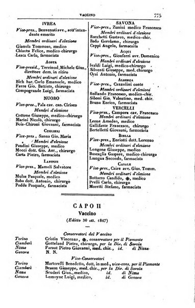 Calendario generale del Regno pel ... compilato d'ordine del Re per cura del Ministero dell'interno ...