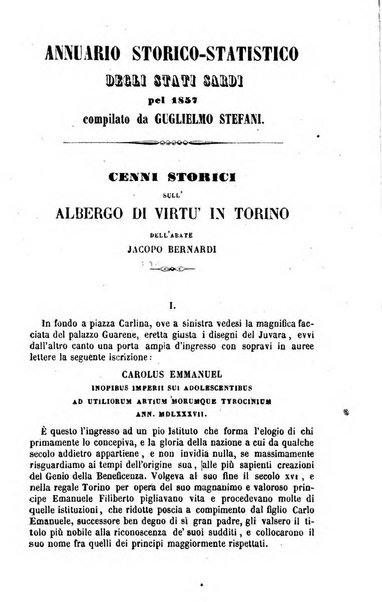 Calendario generale del Regno pel ... compilato d'ordine del Re per cura del Ministero dell'interno ...