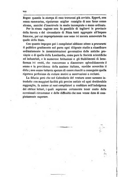 Calendario generale del Regno pel ... compilato d'ordine del Re per cura del Ministero dell'interno ...