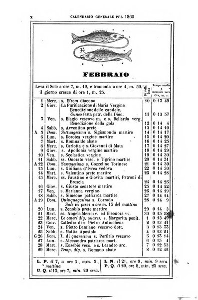 Calendario generale del Regno pel ... compilato d'ordine del Re per cura del Ministero dell'interno ...