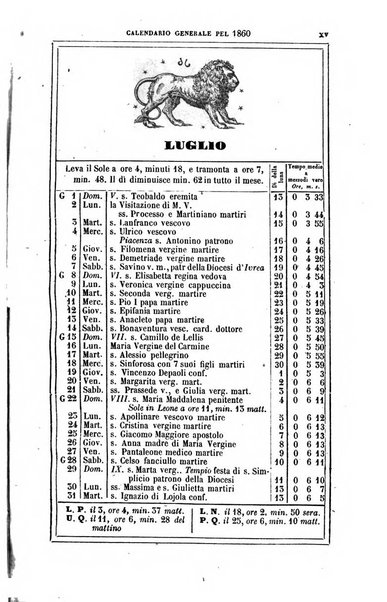 Calendario generale del Regno pel ... compilato d'ordine del Re per cura del Ministero dell'interno ...