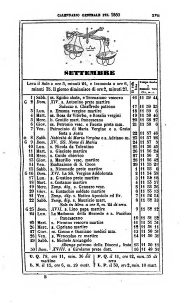 Calendario generale del Regno pel ... compilato d'ordine del Re per cura del Ministero dell'interno ...