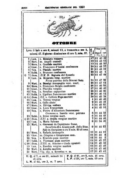 Calendario generale del Regno pel ... compilato d'ordine del Re per cura del Ministero dell'interno ...