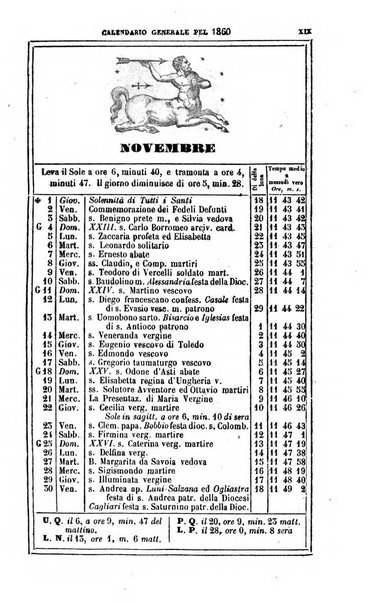 Calendario generale del Regno pel ... compilato d'ordine del Re per cura del Ministero dell'interno ...