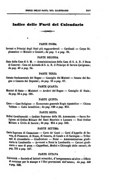 Calendario generale del Regno pel ... compilato d'ordine del Re per cura del Ministero dell'interno ...