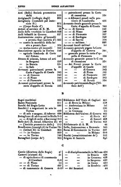 Calendario generale del Regno pel ... compilato d'ordine del Re per cura del Ministero dell'interno ...