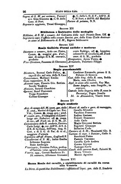 Calendario generale del Regno pel ... compilato d'ordine del Re per cura del Ministero dell'interno ...