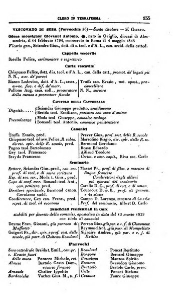 Calendario generale del Regno pel ... compilato d'ordine del Re per cura del Ministero dell'interno ...