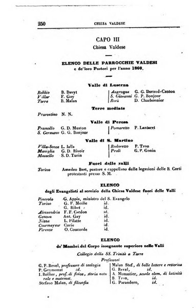 Calendario generale del Regno pel ... compilato d'ordine del Re per cura del Ministero dell'interno ...