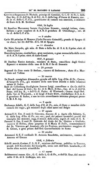 Calendario generale del Regno pel ... compilato d'ordine del Re per cura del Ministero dell'interno ...