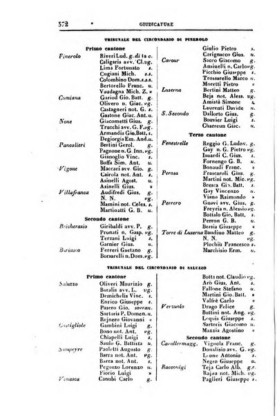 Calendario generale del Regno pel ... compilato d'ordine del Re per cura del Ministero dell'interno ...