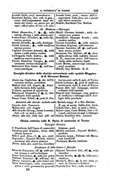 Calendario generale del Regno pel ... compilato d'ordine del Re per cura del Ministero dell'interno ...