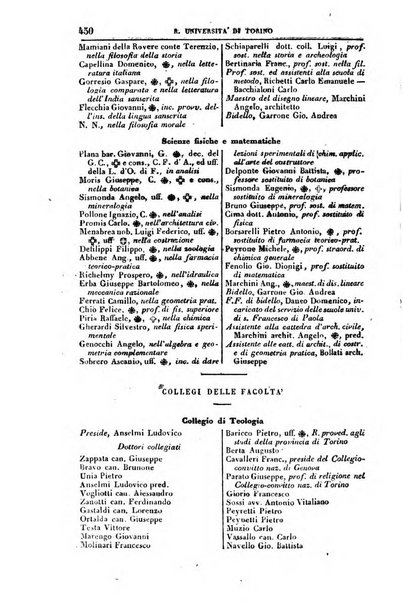 Calendario generale del Regno pel ... compilato d'ordine del Re per cura del Ministero dell'interno ...