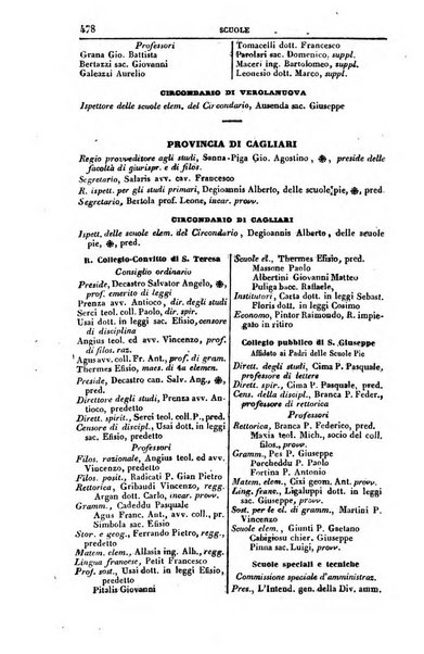 Calendario generale del Regno pel ... compilato d'ordine del Re per cura del Ministero dell'interno ...