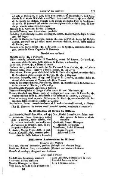 Calendario generale del Regno pel ... compilato d'ordine del Re per cura del Ministero dell'interno ...