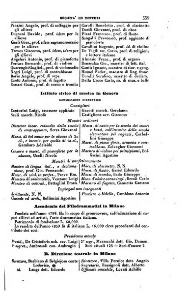 Calendario generale del Regno pel ... compilato d'ordine del Re per cura del Ministero dell'interno ...