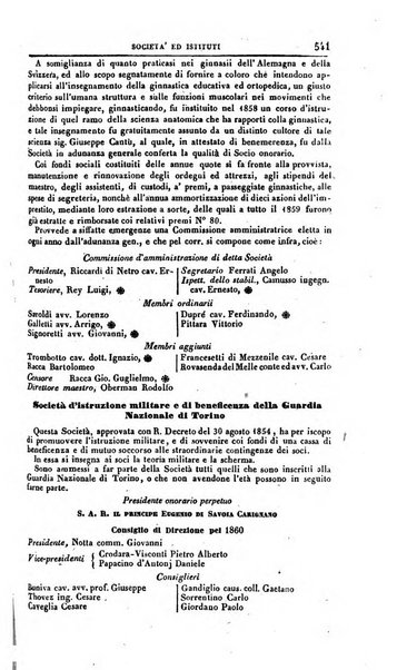 Calendario generale del Regno pel ... compilato d'ordine del Re per cura del Ministero dell'interno ...