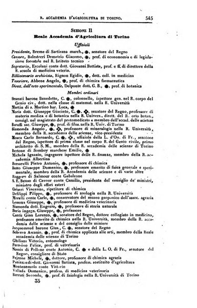 Calendario generale del Regno pel ... compilato d'ordine del Re per cura del Ministero dell'interno ...