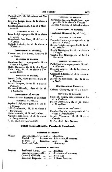 Calendario generale del Regno pel ... compilato d'ordine del Re per cura del Ministero dell'interno ...