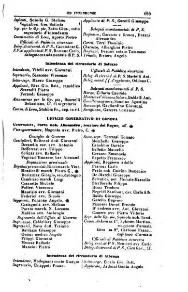 Calendario generale del Regno pel ... compilato d'ordine del Re per cura del Ministero dell'interno ...