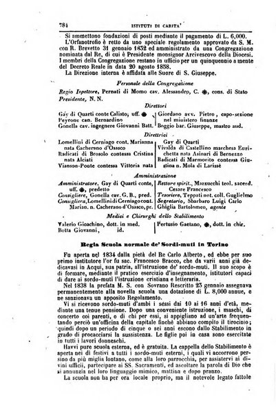 Calendario generale del Regno pel ... compilato d'ordine del Re per cura del Ministero dell'interno ...