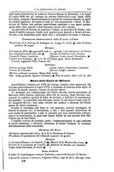 Calendario generale del Regno pel ... compilato d'ordine del Re per cura del Ministero dell'interno ...