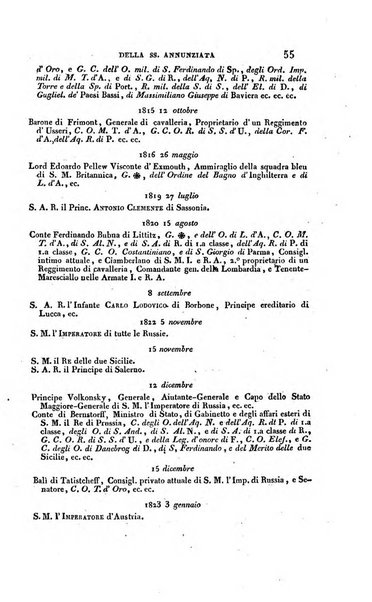 Calendario generale pe' Regii Stati pubblicato con autorità del Governo e con privilegio di S.S.R.M