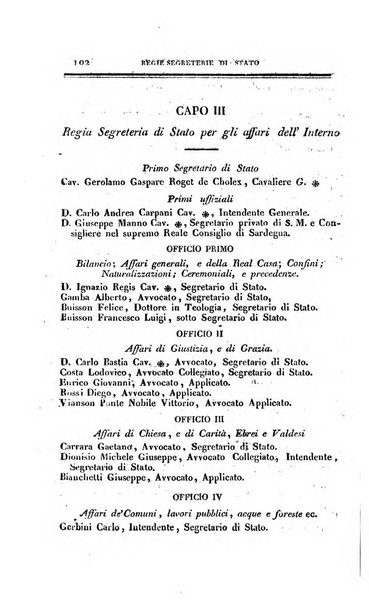 Calendario generale pe' Regii Stati pubblicato con autorità del Governo e con privilegio di S.S.R.M