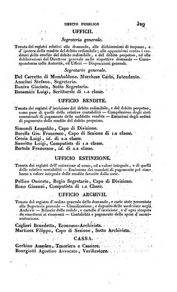 Calendario generale pe' Regii Stati pubblicato con autorità del Governo e con privilegio di S.S.R.M