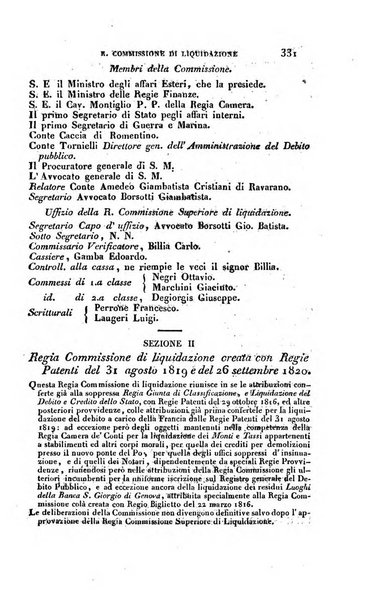 Calendario generale pe' Regii Stati pubblicato con autorità del Governo e con privilegio di S.S.R.M