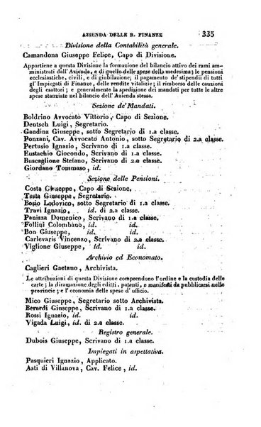 Calendario generale pe' Regii Stati pubblicato con autorità del Governo e con privilegio di S.S.R.M