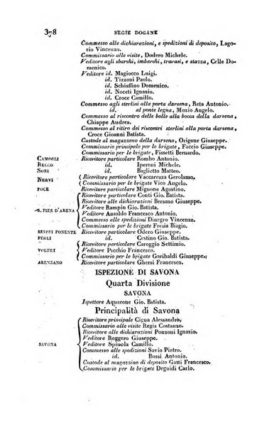 Calendario generale pe' Regii Stati pubblicato con autorità del Governo e con privilegio di S.S.R.M