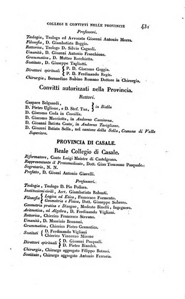 Calendario generale pe' Regii Stati pubblicato con autorità del Governo e con privilegio di S.S.R.M