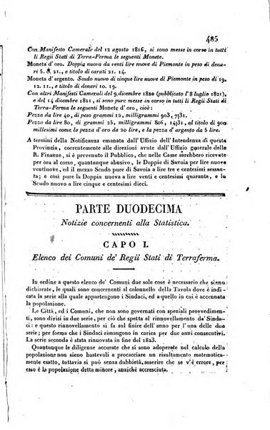 Calendario generale pe' Regii Stati pubblicato con autorità del Governo e con privilegio di S.S.R.M