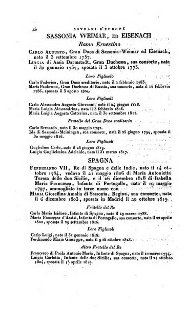 Calendario generale pe' Regii Stati pubblicato con autorità del Governo e con privilegio di S.S.R.M