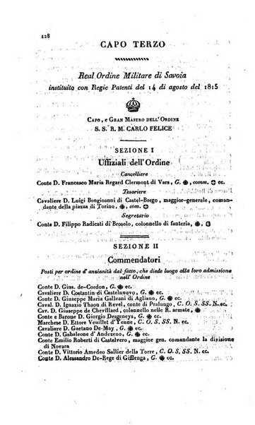 Calendario generale pe' Regii Stati pubblicato con autorità del Governo e con privilegio di S.S.R.M